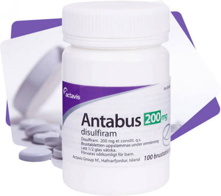 Antabuse (Antabus) 200mg disulfiram